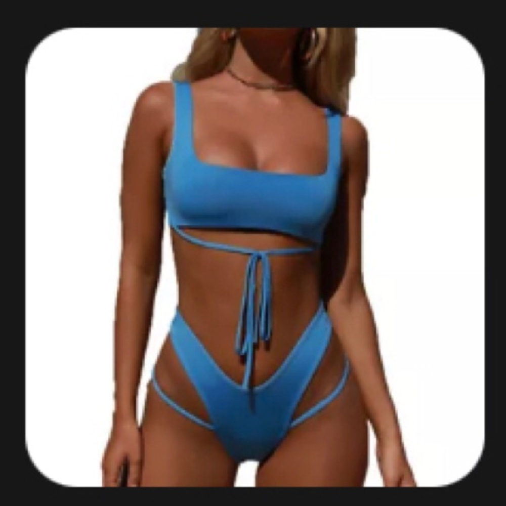 Brand New Sexy Blue Bikini Set - Small